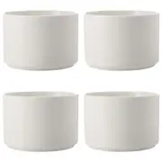 4x Maxwell & Williams Epicurious Ramekin 10x7cm Baking Dish Round Porcelain WHT