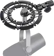 MV7 Shock Mount Reduces Vibration Noise Matching Mic Boom Arm Stand, Compatible for Shure MV7 Mic by YOUSHARES