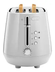 [De'Longhi] Eclettica 2 Slice Toaster in Whimsical CTY2003W in White