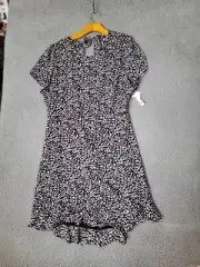 Leith Womens 2xl Summer Dress Open Back floral Multicolor New