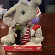 Vintage Coca Cola Brand Plush Collection Elephant 1993 By Play By Play NWT