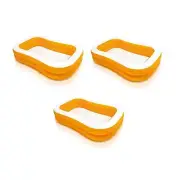 Intex 90in x 18 in Inflatable Family and Kids Swimming Pool Swim Center (3 Pack)