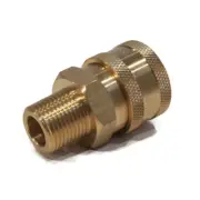 3/8" MPT Brass Quick Connect Coupler for Power Pressure Washer Water Pump Socket