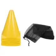 24Pcs 7" Plastic Soccer Cones Training Field Markers for Football Sports Yellow