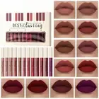12PCS Matte Liquid Lipstick Set Non-Stick Cup and Not Fade Pigmented Lipstick...