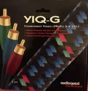 Audioquest YIQ-G Component Video Cable 1m