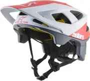 Alpinestars Vector Tech Polar MIPS Bicycle Helmet, white-red, Size S for Men White Red