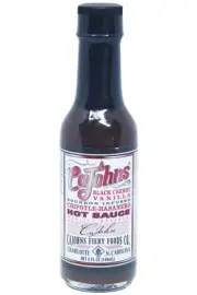 CaJohn's Black Cherry Vanilla Bourbon Infused Chipotle Hot Sauce 148ml