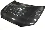 ST Real Carbon Fiber Bonnet Compatible For Audi A3 S3 RS3 Sedan Hatchback 2013-2019 Front Engine Hood Vent Cover(Hatchback)