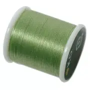 K.O. Beading Thread Apple Green Japanese Bead Thread 43324 55yds Nylon Waxed KO