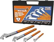 The Renovator Wrench 4 Pcs Tool Set With Carry Case Better Grip Spanner Ratchet