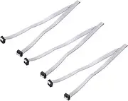 uxcell 3 Pcs IDC Flat Ribbon Cable, 2.54mm Pitch 10mm Width 50cm Long 8 Pin FC to FC Flat Ribbon Connector Jumper Wire for PC, LED Displays