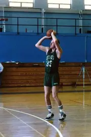 Larry Bird Boston Celtics shoots during a Boston Celtics open prac- Old Photo
