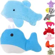 Toyvian 10pcs Ocean Animal Finger Puppets for Toddlers Interactive Puppets for Storytelling and Play Soft Cartoon Toy for Creative Imagination and Engagement