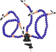 harayaa Table Clamp Soldering Helping Hands 5 Flexible Arms Workshop Helping Station for Hobby Projects