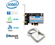 Intel 9260NGW.WTX Intel 9260 Dual-Band 802.11ac 1730Mbps +Bluetooth 5 PCIe Desktop Wifi Card WTXUP