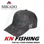MIKADO BASEBALL CAP Black Camo Fishing Cap