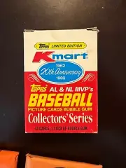 1982 Topps K-Mart 1962-1982 AL & NL MVP Complete Set of 44 Cards 27 HOFers MT