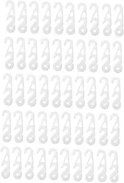 50pcs Adjust Hook Hooks Ear Strap Accessories Rope Extension Buckle Non-slip Strap Hook Strap Extender Ear Rope Buckle Extender White Plastic