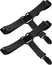 [SHERCHPRY] Elegant Lady's Punk Garters Belts Decorative Ring Style Leg Garters Elastic Waist Black