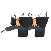 SOGA 2X Luxury Car Trunk Pet Mat Boot Cargo Liner Waterproof Seat Cover Protector Hammock Non-Slip Pet Travel Essentials