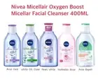 400ML Nivea Micellair Oxygen Boost Acne Care Cleanser Remove Makeup Micellar