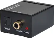 Dynalink Analog Stereo Audio RCA To Digital Audio Coaxial & Toslink Converter