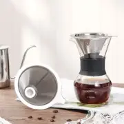 Stainless Steel Coffee Filter Reusable Pour Over Cone Dripper Holder Mesh