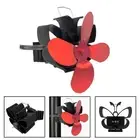 Magnetic Mount 4 Blade Stove Fan for Improved Air Circulation and Comfort