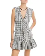 LIKELY Franco Dress grey multi Plaid size 0 New With Tags in packaging