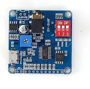 DollaTek Voice Sound Playback Module Arduino MP3 Player Module UART I/O Trigger Class D Amplifier Board 5W 8M Storage SD/TF Card