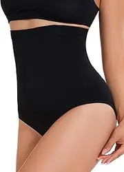 [SURE YOU LIKE] Tummy Control Knickers High Waist Shapewear for Women Tummy Control Body Shaper Comfortable Panty Slimming Underwear
