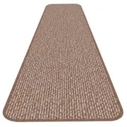 18 ft x 27 in SKID-RESISTANT Carpet Runner PRALINE BROWN hall area rug floor mat
