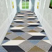 Carpet Runner for Hallway 3D Printing Three-Dimensional Non-Slip Hall Stairs Corridor Narrow Runner Rugs Kitchen Hall Stairs Narrow Runner Rug with Non Slip Backing,0.6m x 5.5m