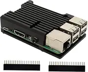 Raspberry Pi 3 B+ Aluminum Armor Case with Housing Heat Dissipation, Metal Case/Enclosure with Heatsink Pillar for Raspberry Pi 3 Model B Plus / 3B