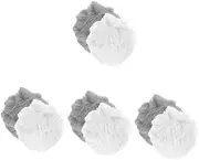 RORPOIR 4sets Plush Bunny Tail Costume Accessory for Easter Party Boys and Girls Women Men Rabbit Tail 2pcs*4