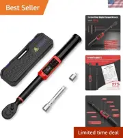 High-Precision 3/8' Digital Torque Wrench - Ideal for Automotive and Bicycle Use