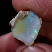 11.00 Ct Natural AAA+ Ethiopian "Play-Of-Color" Ultra Fire Opal Rough Gemstone