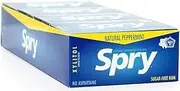 Spry Fresh Natural Xylitol Chewing Gum Dental Defense System - Aspartame-Free, Sugar-Free, Non-GMO, Gluten-Free (Peppermint, 10 Count Blister Cards - Pack of 20)