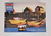 NEW Sealed Melissa & Doug 500 Piece "Golden Docks" #9031 Jigsaw Puzzle Ages 12+