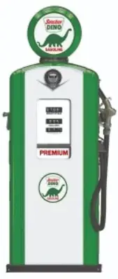 Sinclair Gas Pump Flat Cut Out Metal Sign 17x40