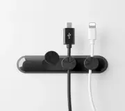 5pcs Magnetic fixing the data line of the desktop and wall of the line manager