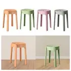 Round Stool Modern Dining Table Stool for Farmhouse Living Room Decoration