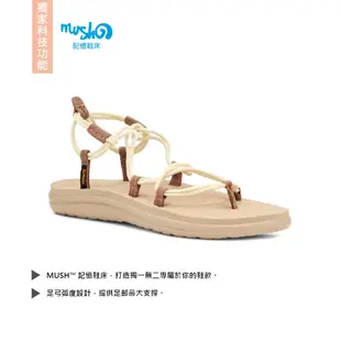 【TEVA】女涼鞋 羅馬織帶涼鞋 Voya Infinity/Strappy-組合(原廠)