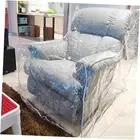 Heavy Duty Plastic Recliner Cover Pets | Cat Dog Scratching Protector Clear