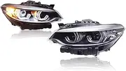 Car Headlights Compatible For BMW 2 Series F22 2014-2019 European Version LED Car Lamps Daytime Running Lights Dynamic Turn Signals Car Accessories(For Original Xenon)