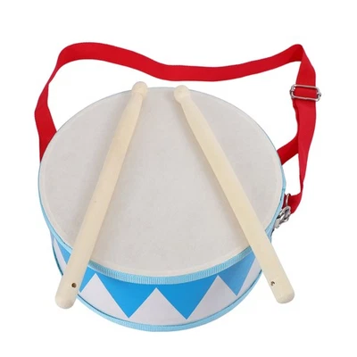 Kids Drum Wood Toy Drum Set with Carry Strap Stick for Kids Toddlers Gift9853