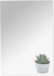 16"X12" Acrylic Mirror Sheet, Flexible Non Glass Body Mirror Tiles Large Self Ad