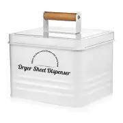 Azizi Laundry Pods Container and Dryer Sheet Holder, Metal Laundry Dryer Shee...