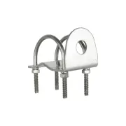 GME 3mm Stainless Steel Right-Angle Bullbar Antenna Mounting Bracket MB024SS